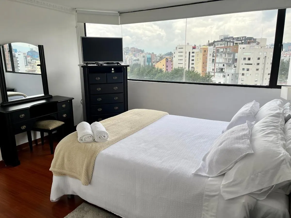 Appartement Suite Amoblada Con Aparcamiento Privado Excelente Vista Y Ubicacion! Sector La Carolina Quito