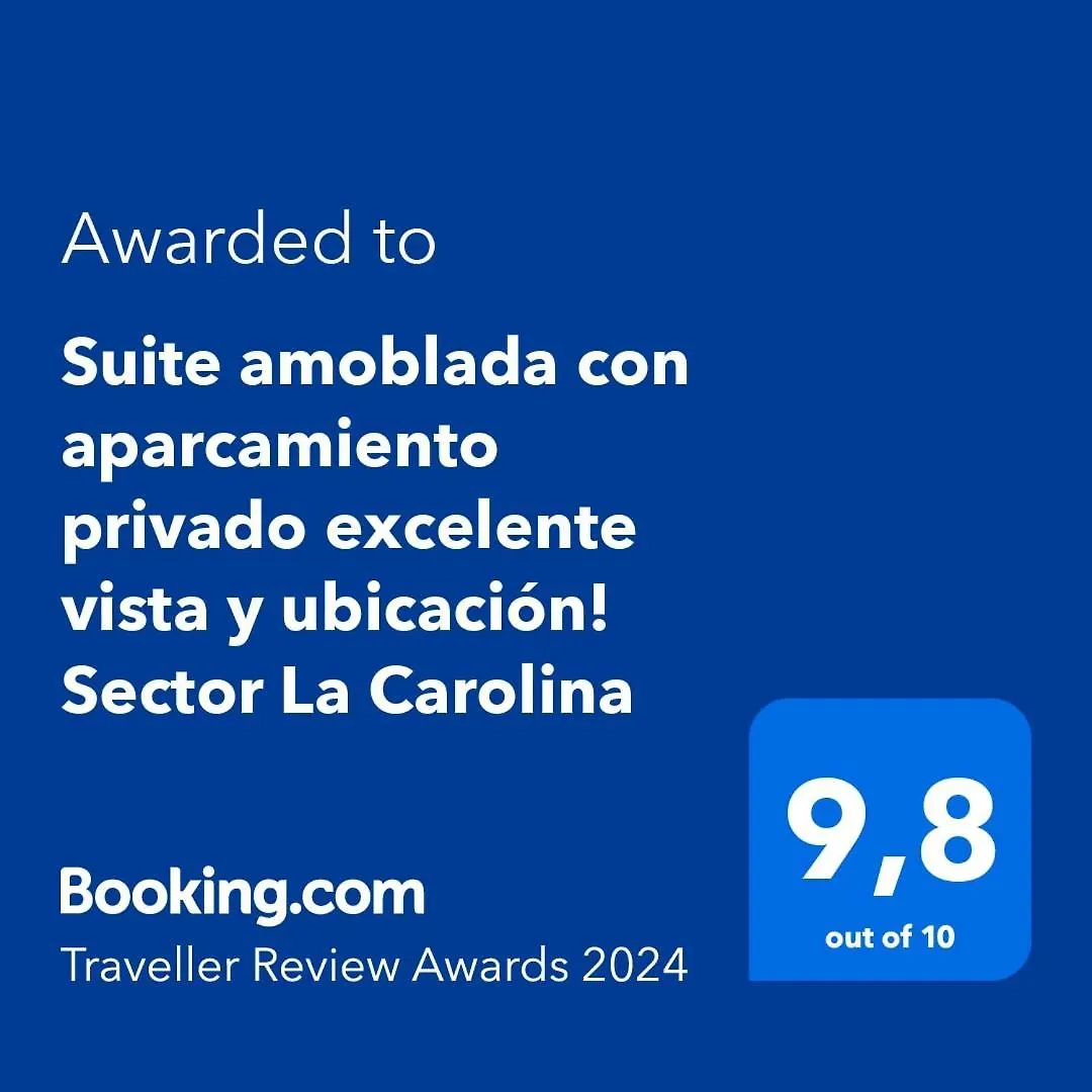 Διαμέρισμα Suite Amoblada Con Aparcamiento Privado Excelente Vista Y Ubicacion! Sector La Carolina Κίτο