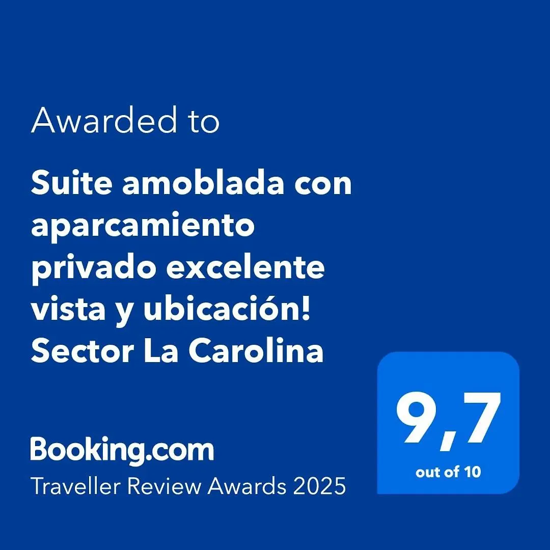 Suite Amoblada Con Aparcamiento Privado Excelente Vista Y Ubicacion! Sector La Carolina Κίτο Ισημερινός